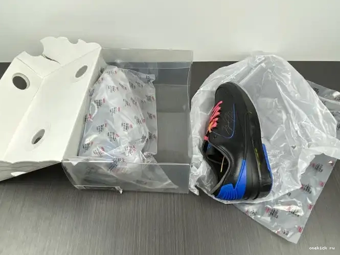 Chep Onekick 2 Black Retro Low Blue Jordan SP DJ4375-004 Off-White 0517